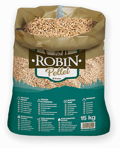 worek pelletu opałowego Robin do kupienia w Bornem Sulinowie lub sklepie internetowym
